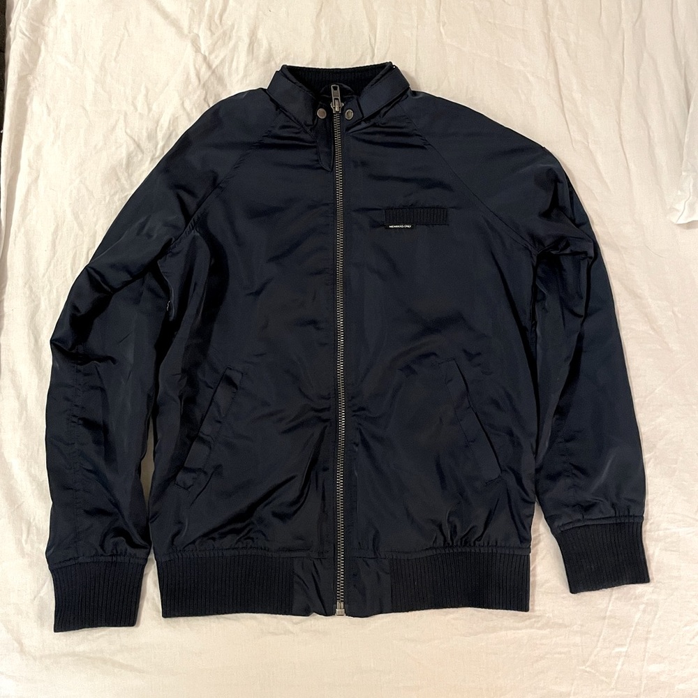 Navy Members Only bomber jacket, size XS, NWT